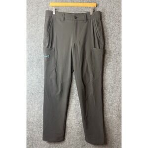 Amazon Pants Mens Medium 32-34 (34x34) Black Luly Yang Cargo Workwear Uniform